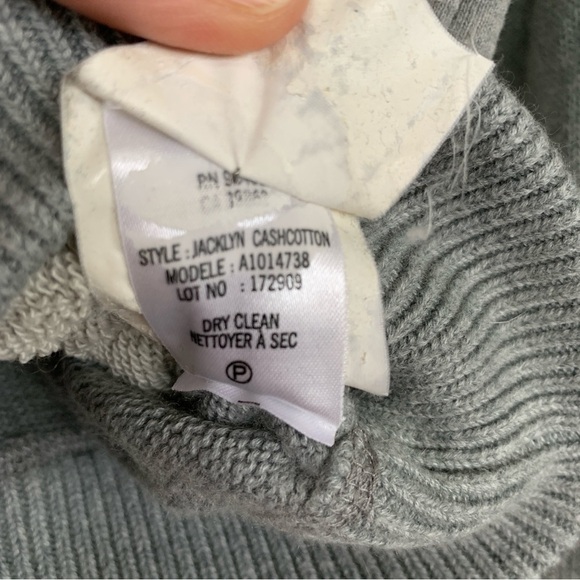 Theory Mixed Media Zip Ip Sweater Size S - Picture 8 of 8